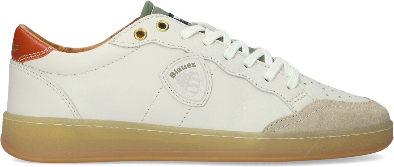 Blauer Lage Sneakers Heren Murray21, Maat: 42, Materiaal: Leer, Kleur: Beige afbeelding