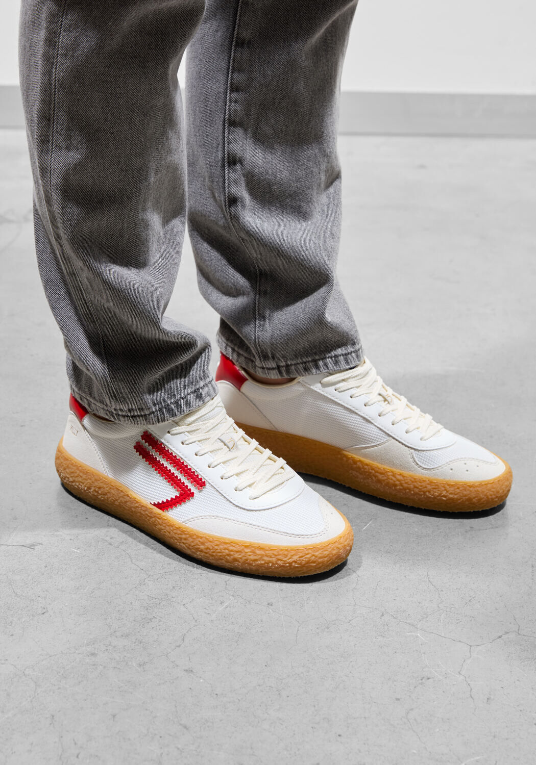 Witte PURAAI Lage sneakers 4.05 POLLY - medium