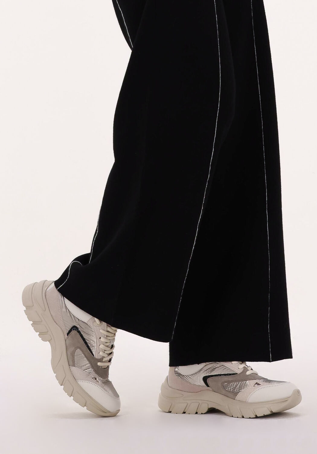 Taupe VIA VAI Lage sneakers SUE ROSE - large