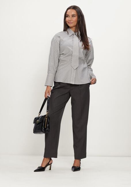 Beige HAUTE L'AMITI&Eacute; Blouses GEMMA TIE STRIPE SHIRT - large