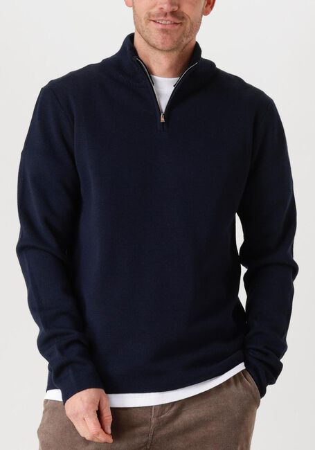 Donkerblauwe THE GOODPEOPLE Trui KAMARK - large
