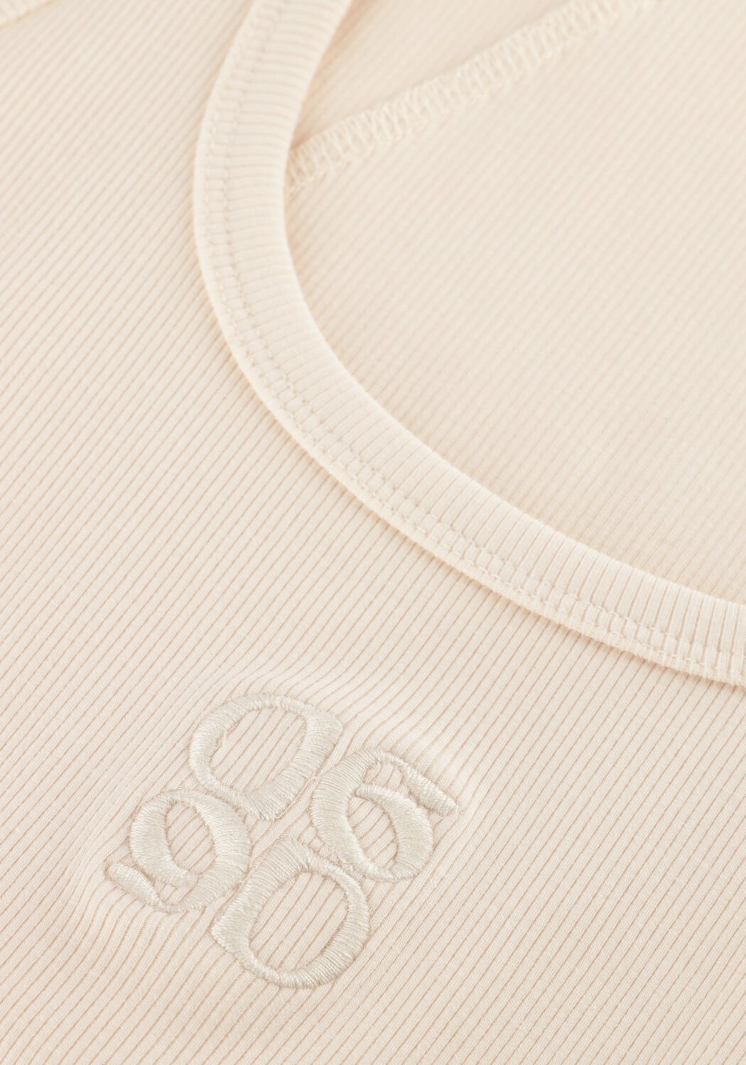 Creme DANTE6 Top ZORA SCOOPNECK LOGO TANKTOP - large