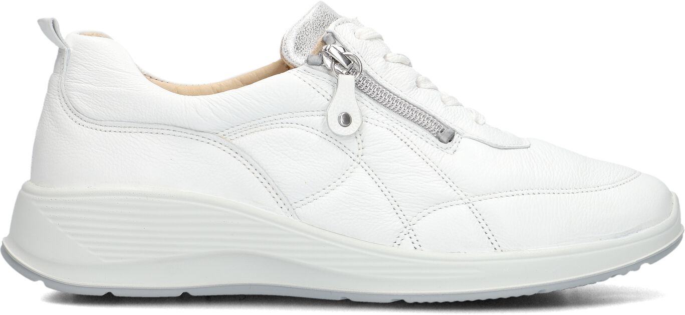 Waldläufer Lage Sneakers Dames 698001, Maat: 39,5, Materiaal: Leer, Kleur: Wit