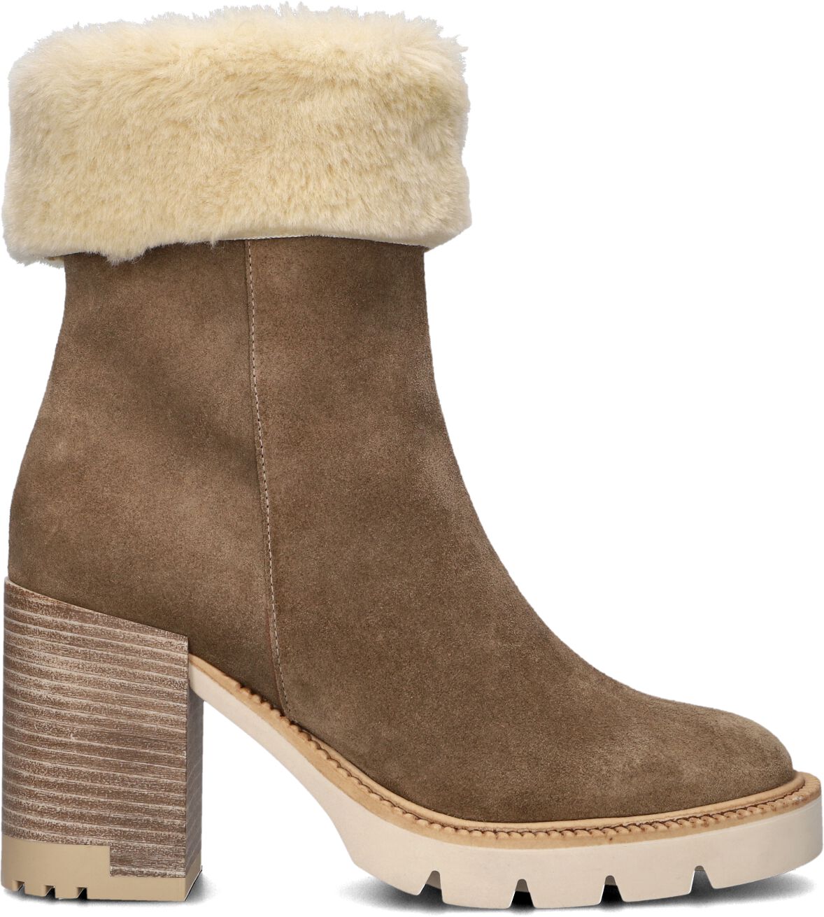 Lina Locchi Enkellaarsjes
Dames L1189, Maat: 41, Materiaal: Suède, Kleur: Taupe
