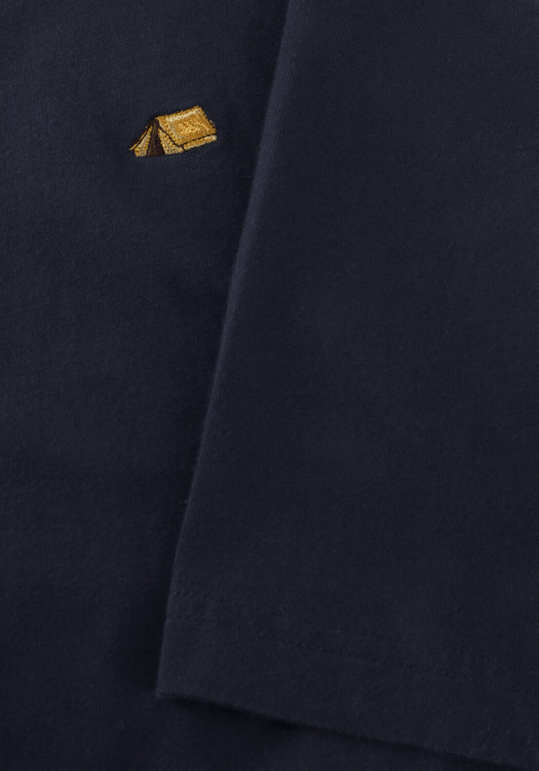 Donkerblauwe FOR&Eacute;T T-shirt TENT T-SHIRT - large