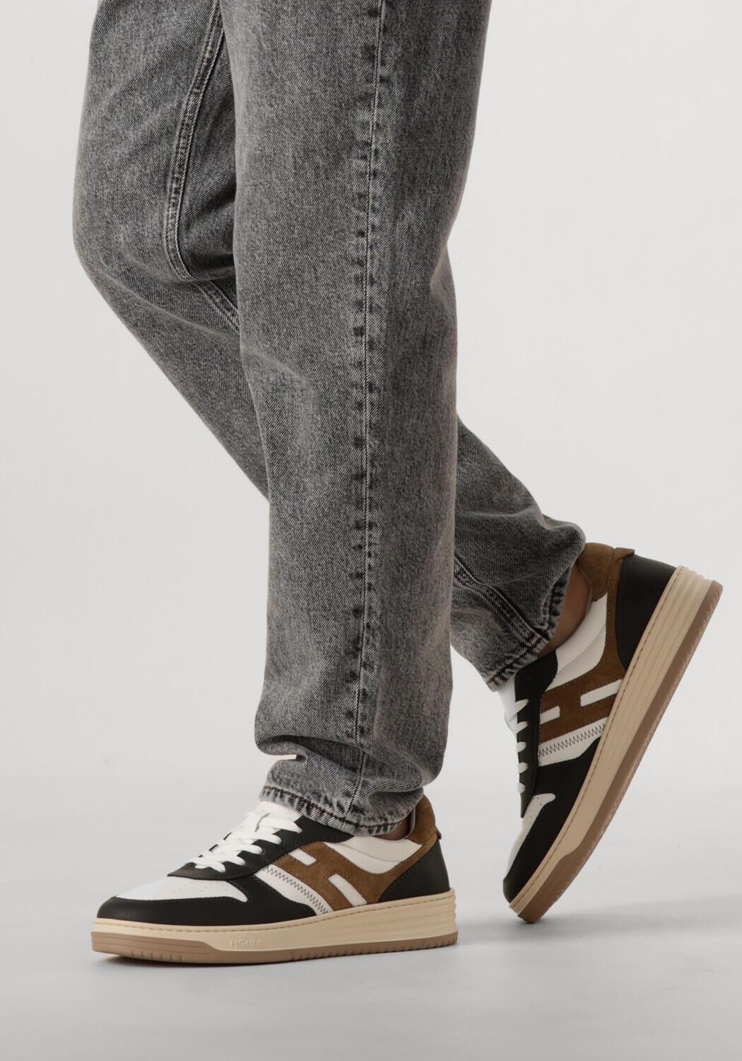 Witte HOGAN Lage sneakers LED BASKET SNEAKER - large