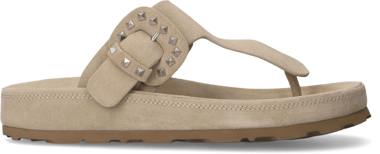 Stefano Lauran Teenslippers Dames Dk5668, Maat: 42, Materiaal: Suède, Kleur: Beige afbeelding 1