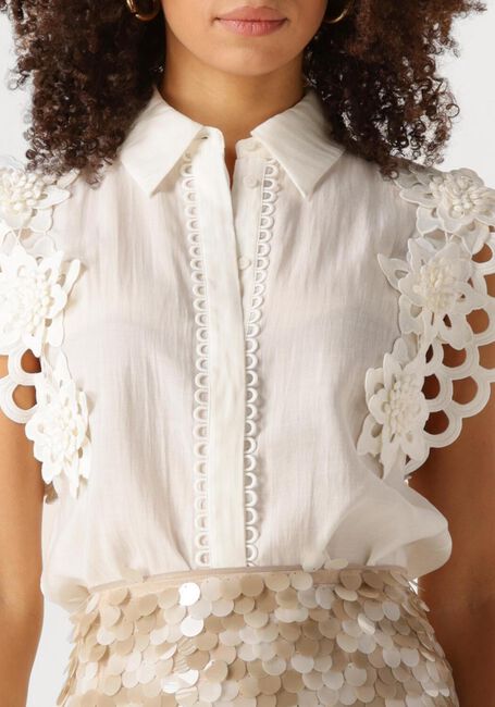 Gebroken wit COPENHAGEN MUSE Top MOLLY SHIRT - large