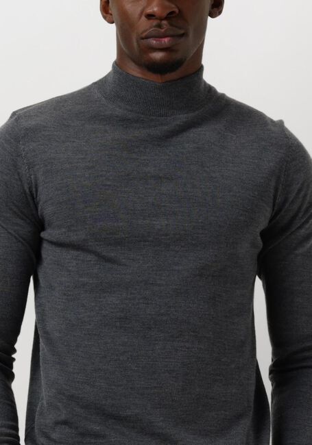 Grijze PROFUOMO Trui PULLOVER MOCK - large