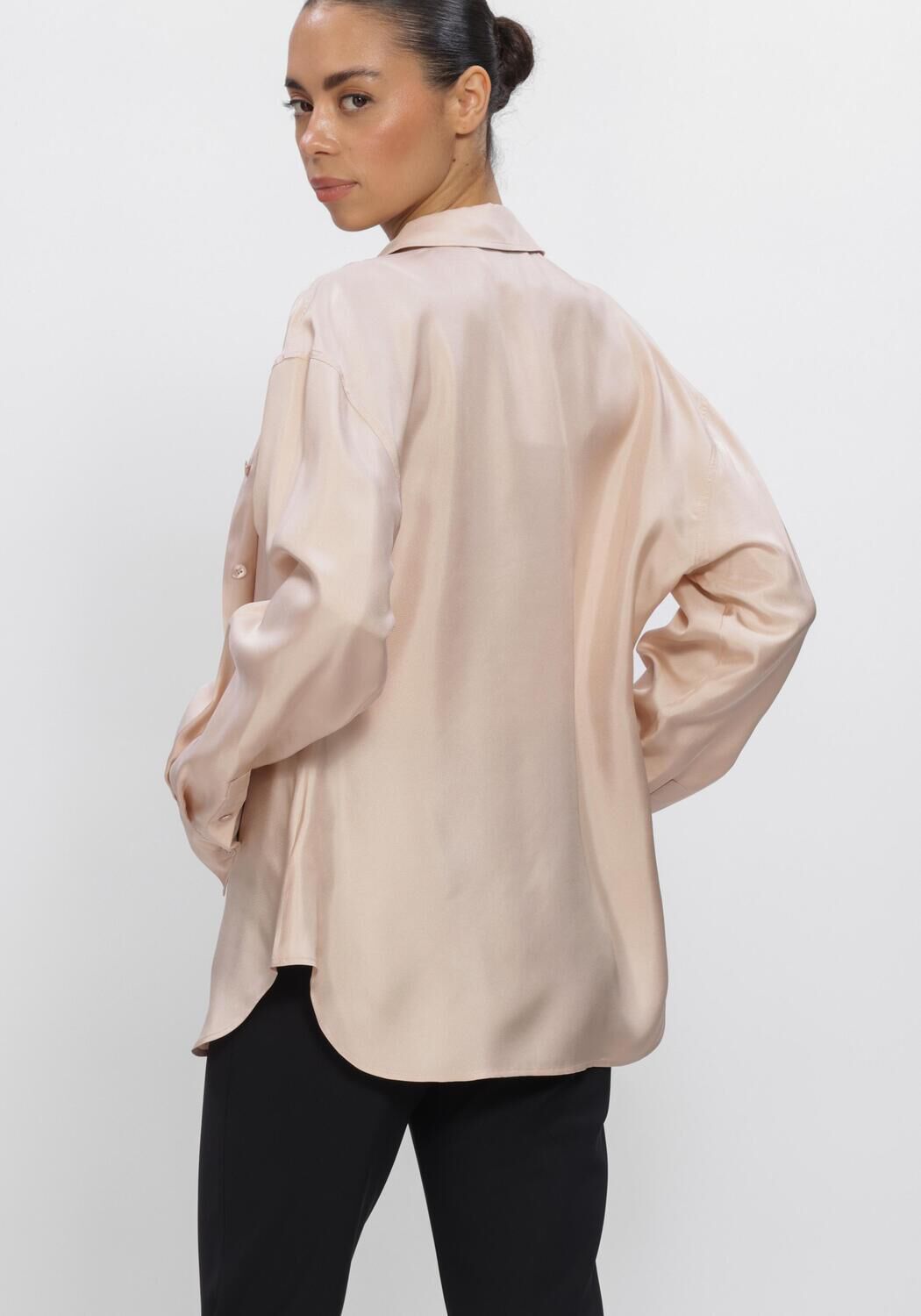 Ros&eacute;gouden ROHE Tops & T-shirts SHAPES SILK SHIRT - large