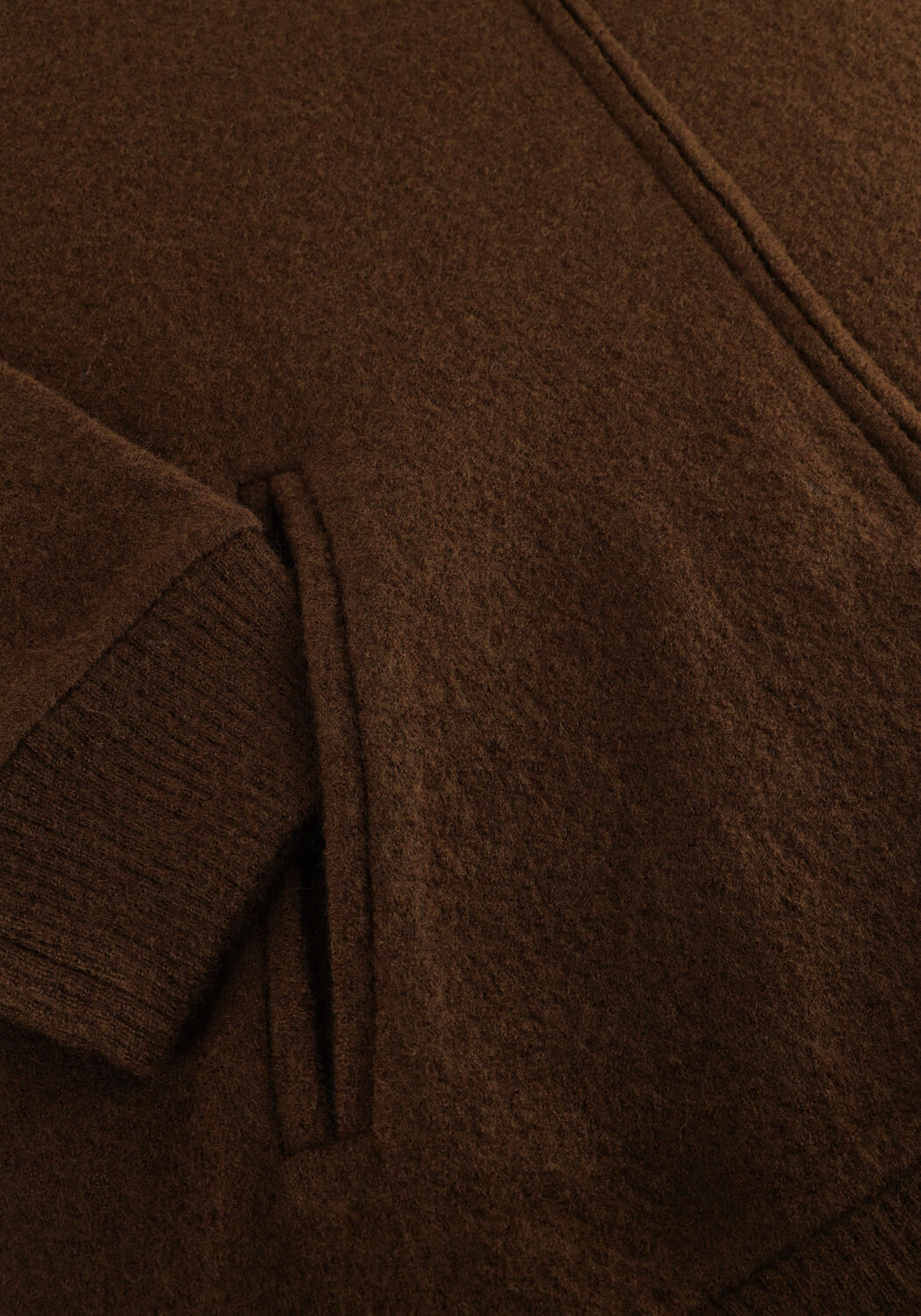 Bruine NN.07 Vest BOILED FULL ZIP 6398 - large