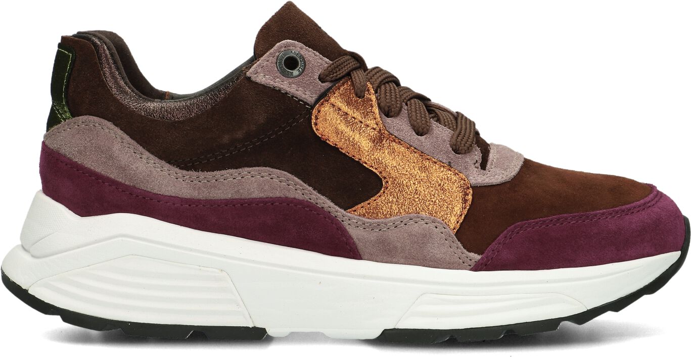 Xsensible Lage Sneakers Dames 33000.2, Maat: 42, Materiaal: Suède, Kleur: Bruin