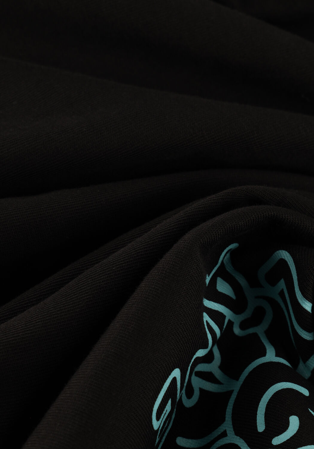 Zwarte FLANEUR T-shirt HAPPY FLOWER T-SHIRT - large