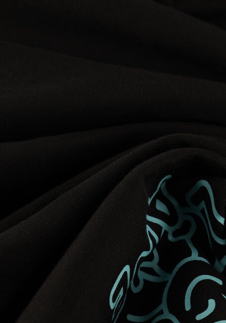 Zwarte FLANEUR T-shirt HAPPY FLOWER T-SHIRT - large