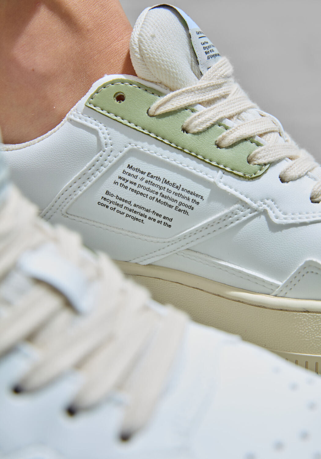 Witte MoEa Lage sneakers MOEA-BASGN1 - large