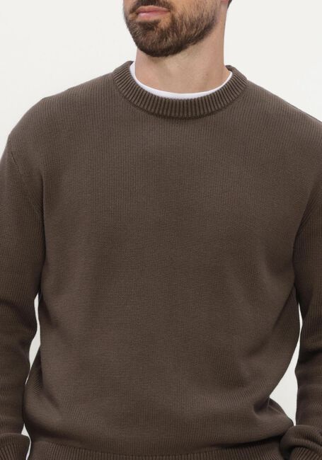 Donkergroene WAHTS Trui BURNS COTTON MERINO - large