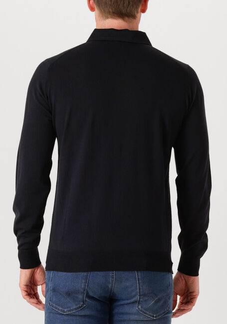 Blauwe FILIPPO DE LAURENTIIS Trui POLO ML PARAMONTURA R.MERINO - large