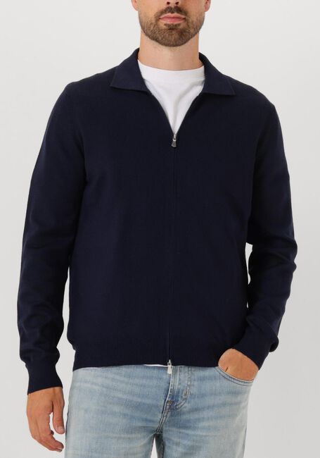 Blauwe GRAN SASSO Truien/vesten JACKET ZIP - large