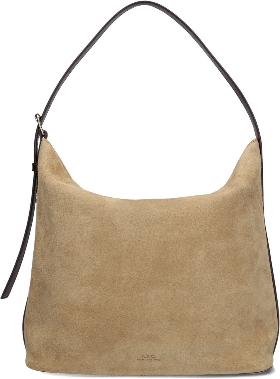 Apc Apc Schoudertas Dames Sac Vera, Materiaal: Suède, Kleur: Beige