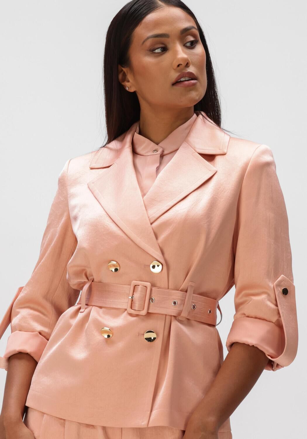 Perzik MARC CAIN COLLECTION Blazer AC 31.10 W46 - large