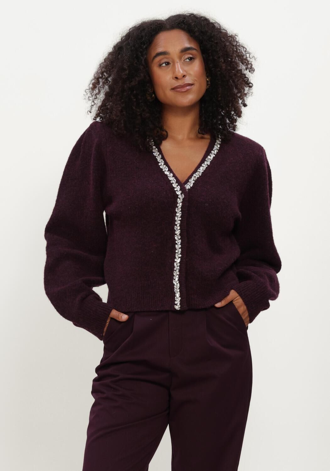 Bordeaux AMAYA AMSTERDAM Trui SIA KNITWEAR - large