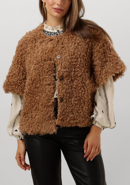 Bruine SUMMUM Gilet JACKET FAUX FUR - large