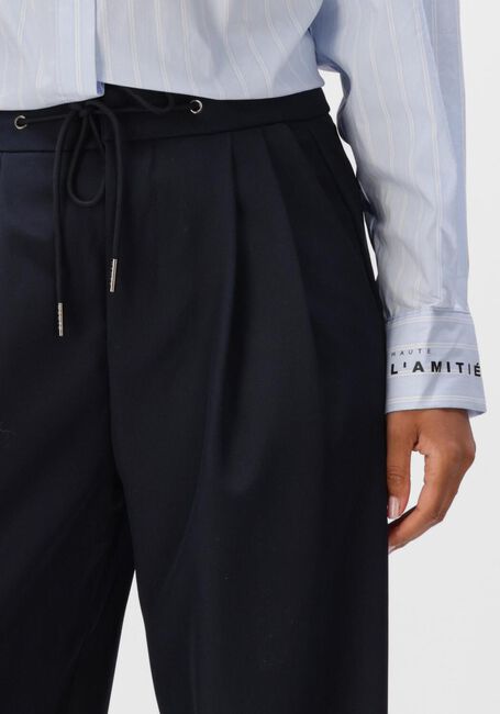 Donkerblauwe HAUTE L'AMITI&Eacute; Joggingbroek MICHELLE TAILOR TIE TALL PANT - large