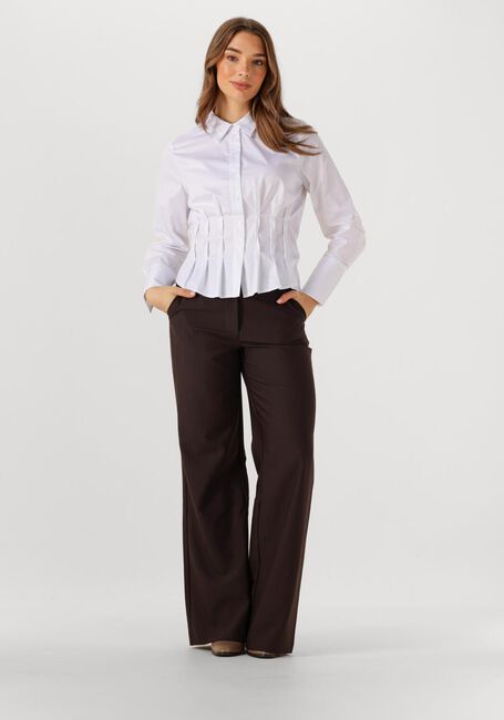 Bruine CO'COUTURE Wijde broek ZELLACC WIDE LL PANT - large