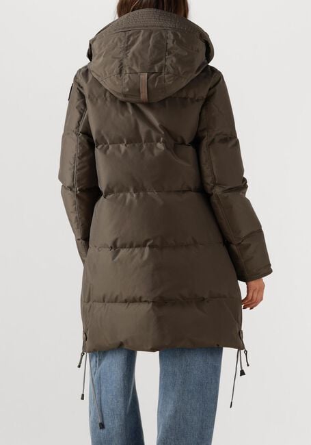 Groene PARAJUMPERS Gewatteerde jas LONG BEAR WOMAN - large