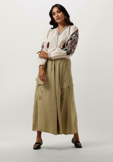 Gebroken wit SUMMUM Blouses TOP SUSHI VOILE EMBROIDERY - large