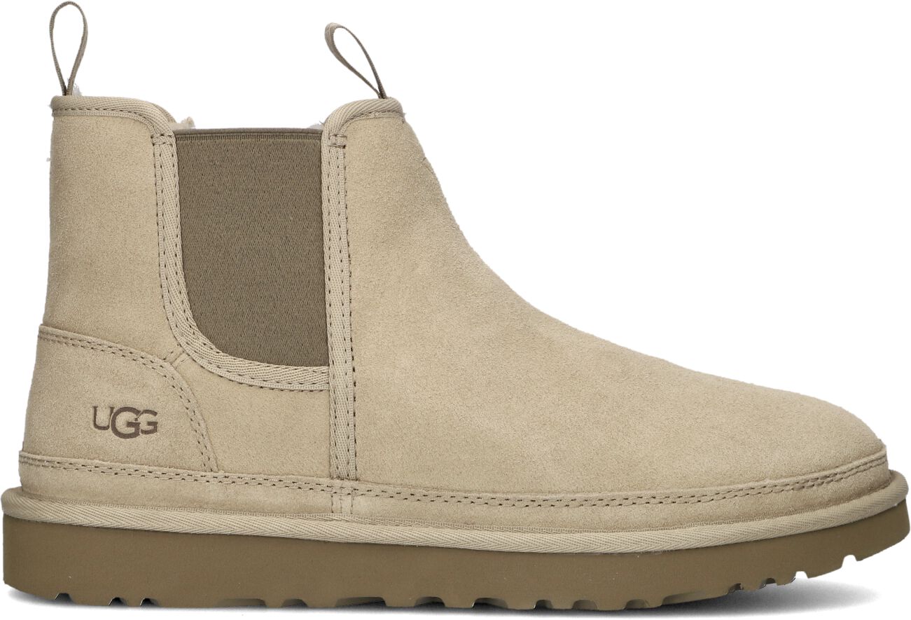 UGG Chelsea Boots Heren M Neumel Chelsea, Maat: 45, Materiaal: Suède, Kleur: Camel