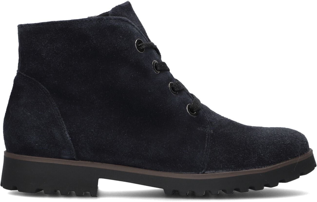 Waldläufer Veterboots Dames Sue H Booty, Maat: 41,5, Materiaal: Suède, Kleur: Blauw