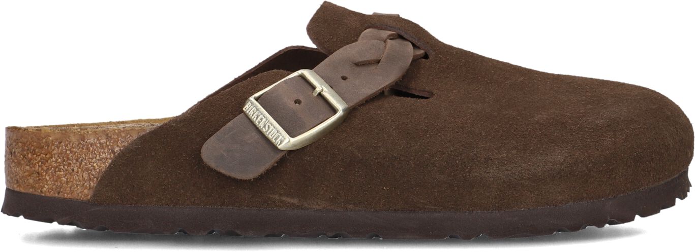 Birkenstock Instappers
Dames Boston Braided, Maat: 38, Materiaal: Suède, Kleur: Bruin afbeelding 1