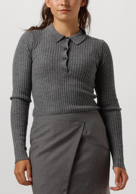 Grijze HERSKIND Tops & T-shirts CADEE BLOUSE - large