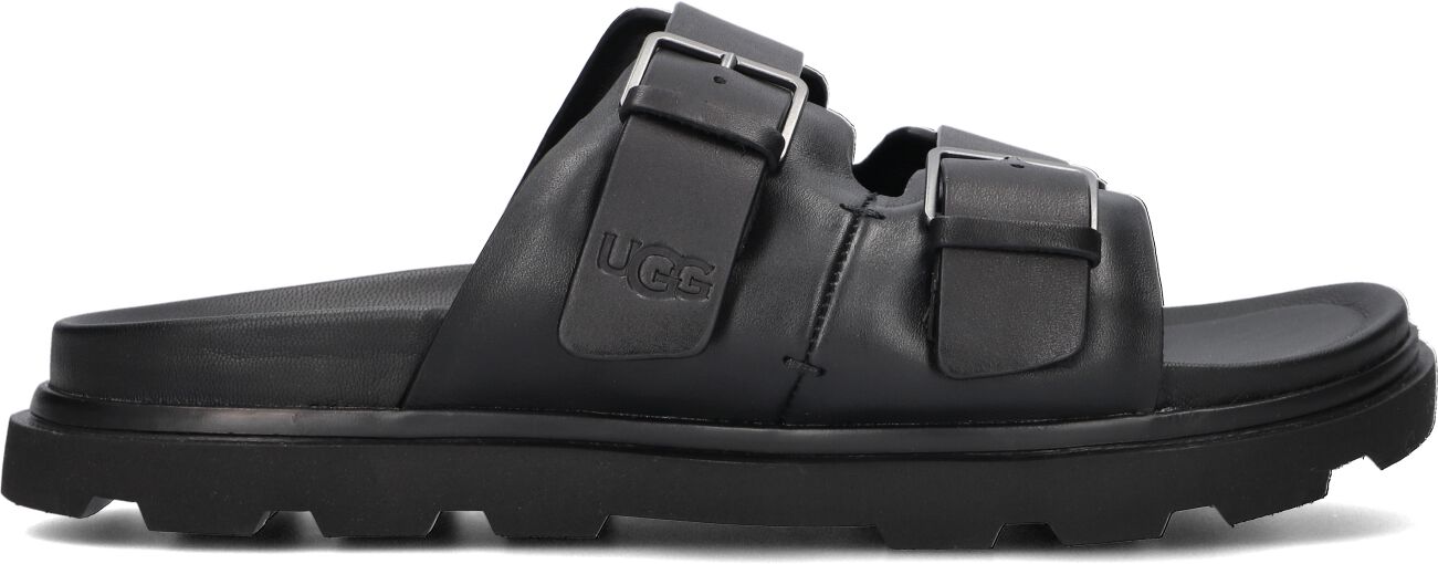 UGG Slippers
Heren Capitola Buckle Slide, Maat: 42, Materiaal: Leer, Kleur: Zwart