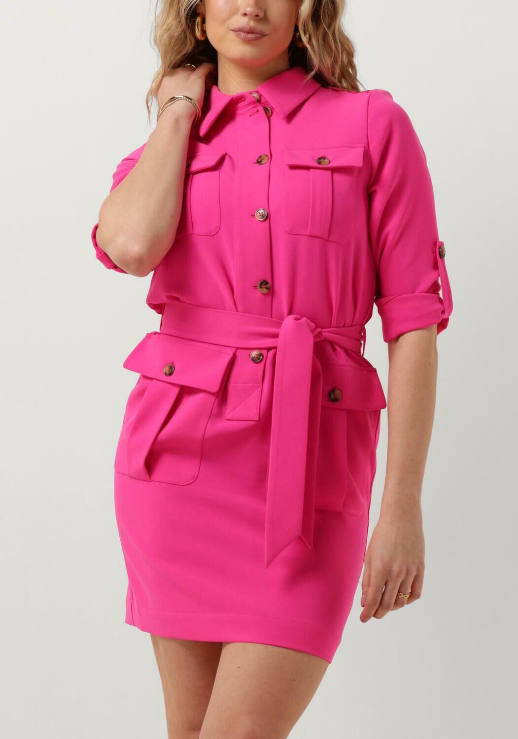 roze janice mini jurk chicago