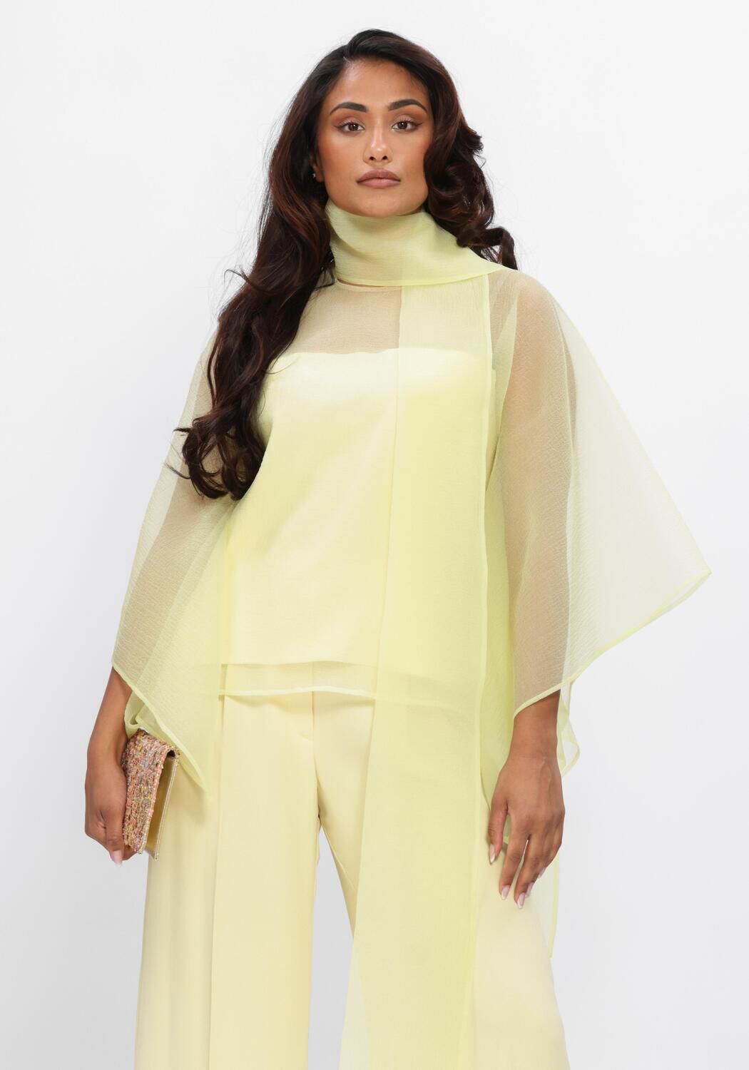 Natan Top Dames Top Manches 3/4, Maat: 44, Kleur: Butter yellow afbeelding