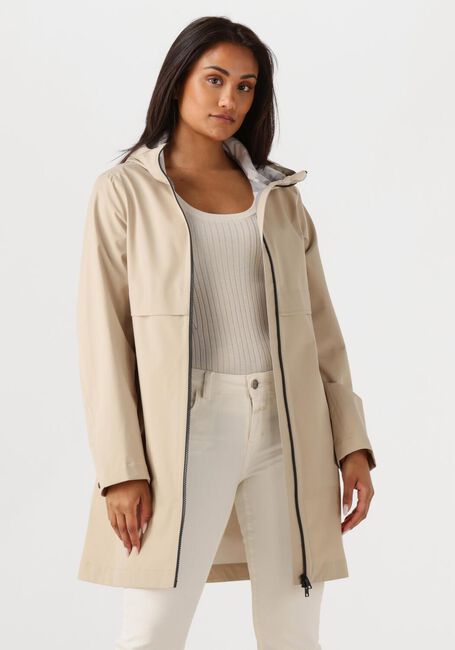 Beige WOOLRICH Regenjas LIGHT STRETCH PARKA - large