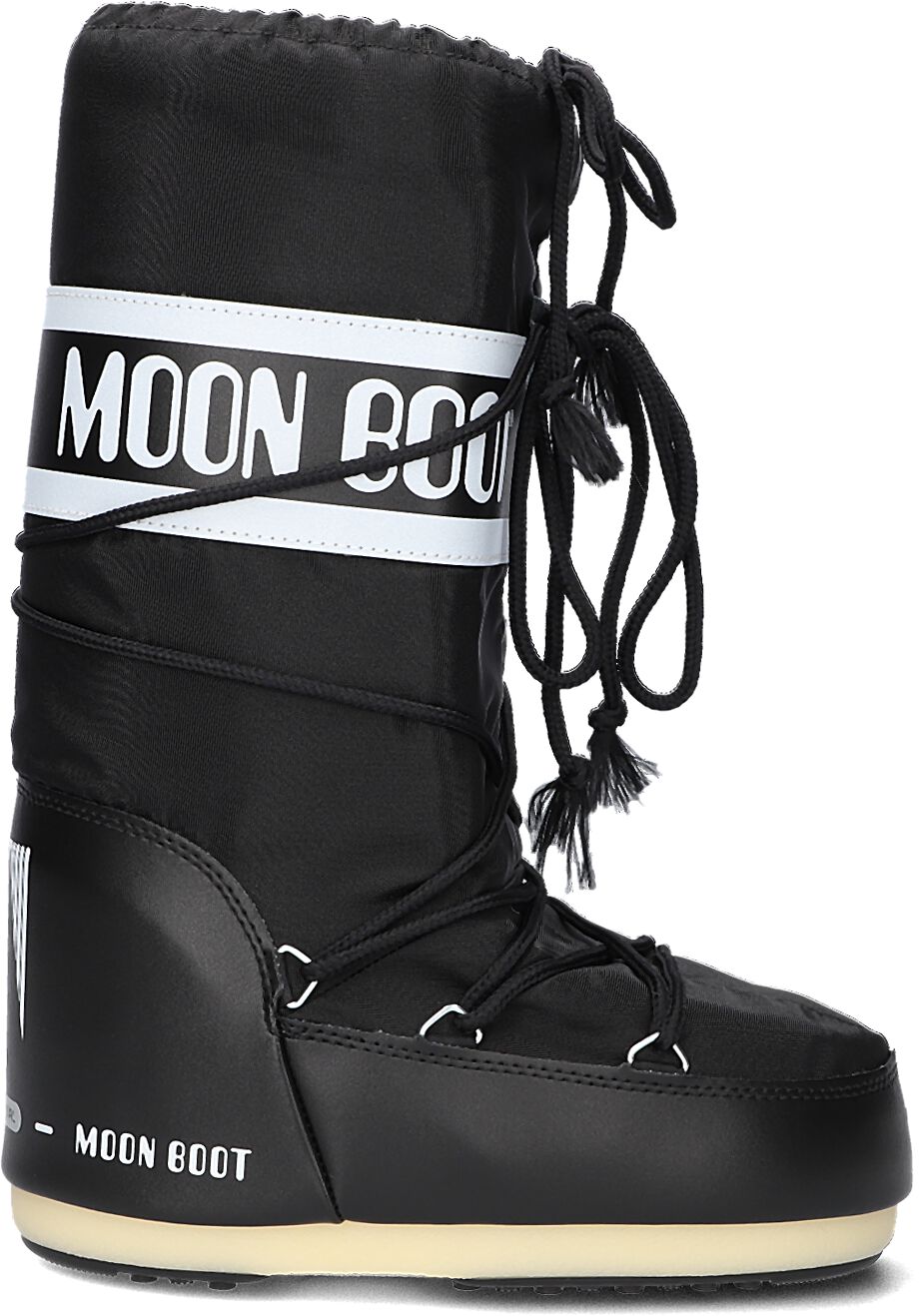 Moon Boot Snowboots Dames Mb Icon Nylon, Maat: 35/38, Materiaal: Textiel, Kleur: Zwart