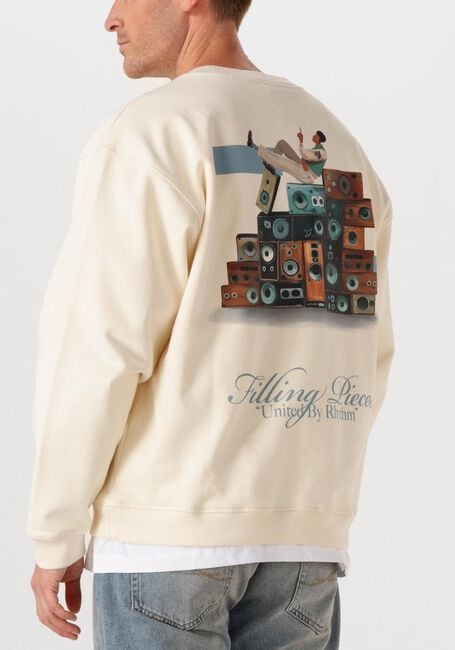 Ecru FILLING PIECES Sweater SWEATSHIRT SPEAKER WALL - large