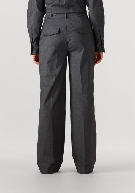 Donkergrijze DANTE6 Wijde broek GOMO WIDE LEG SMART PANTS - large