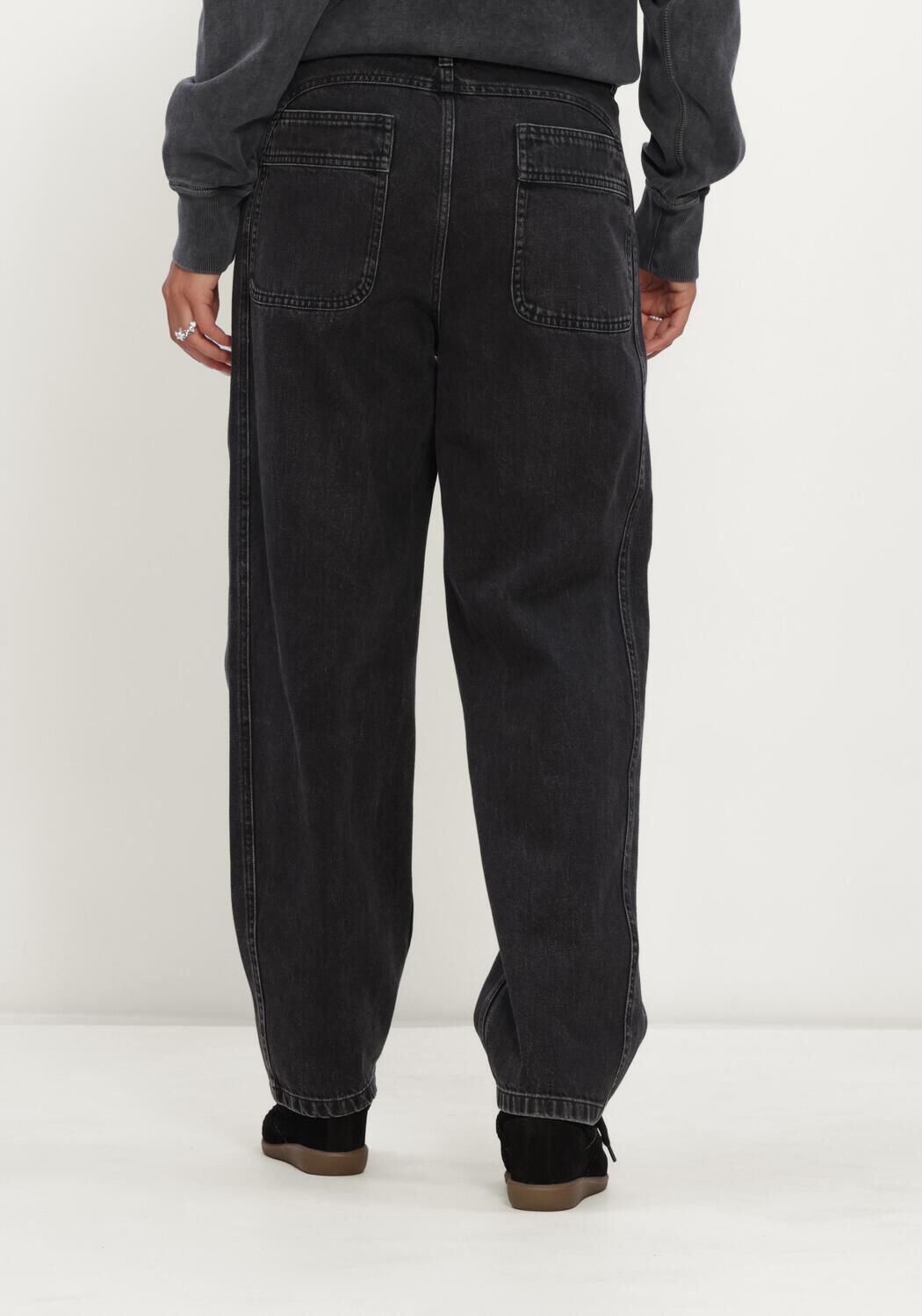Antraciet ISABEL MARANT Wijde broek ILSA PANTS - large