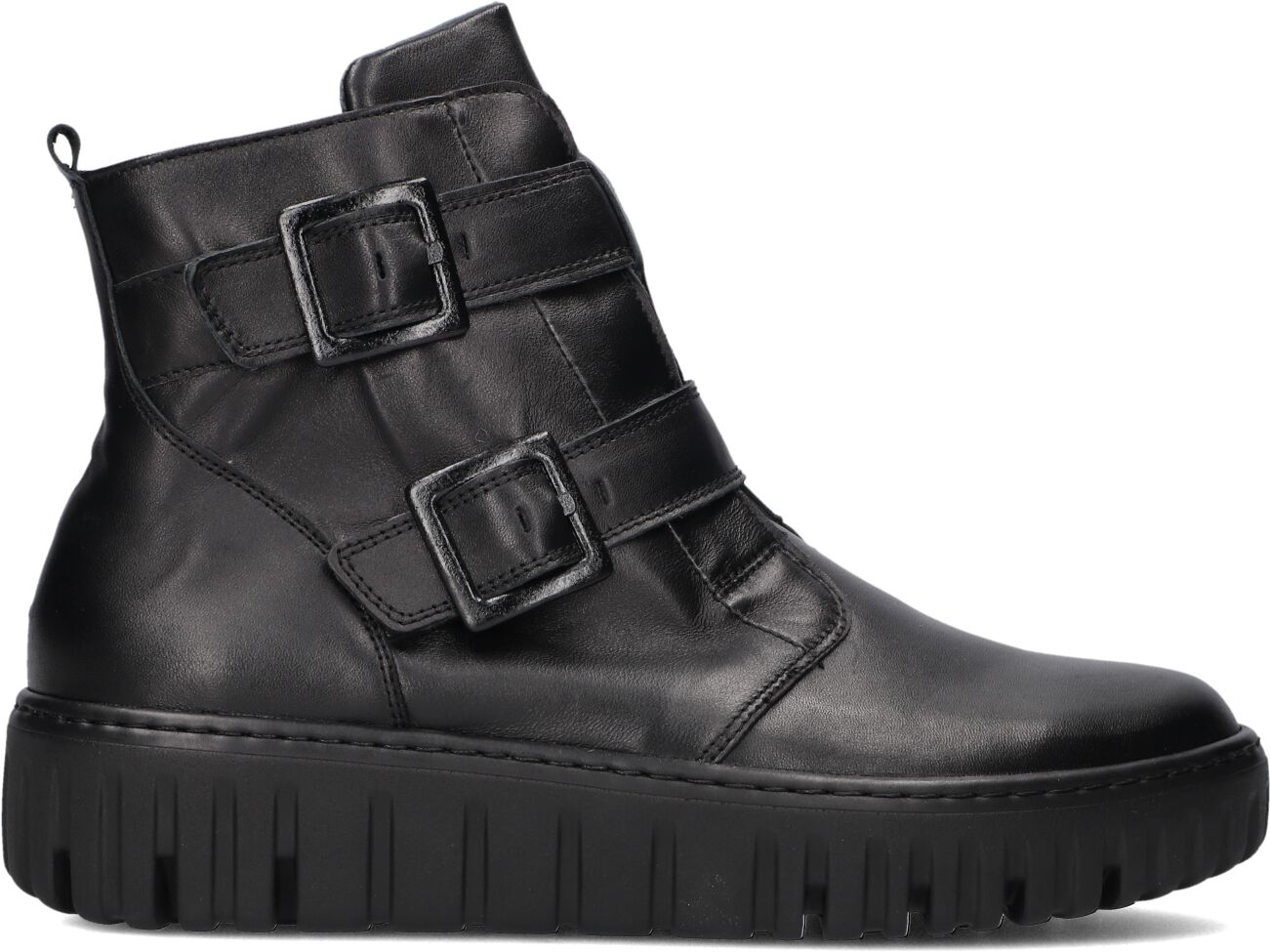Waldläufer Biker Boots Dames Led H Booty, Maat: 38, Materiaal: Leer, Kleur: Zwart