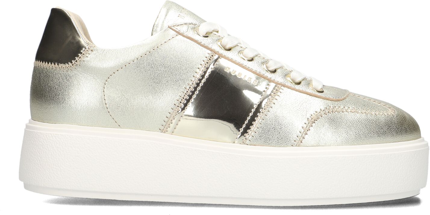 Nubikk Lage Sneakers Dames Elise Wing, Maat: 40, Materiaal: Leer, Kleur: Goud