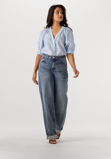 Lichtblauwe COPENHAGEN MUSE Blouses CM MOLLY SHIRT - large