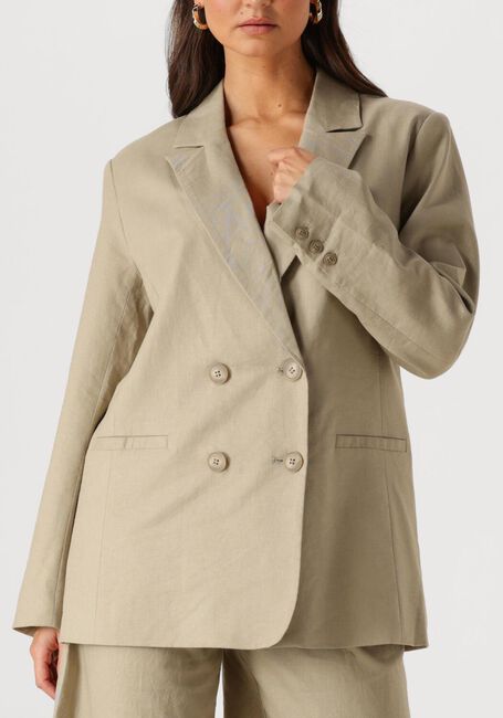 Groene GESTUZ Blazer GZIZZA LINEN BLAZER - large