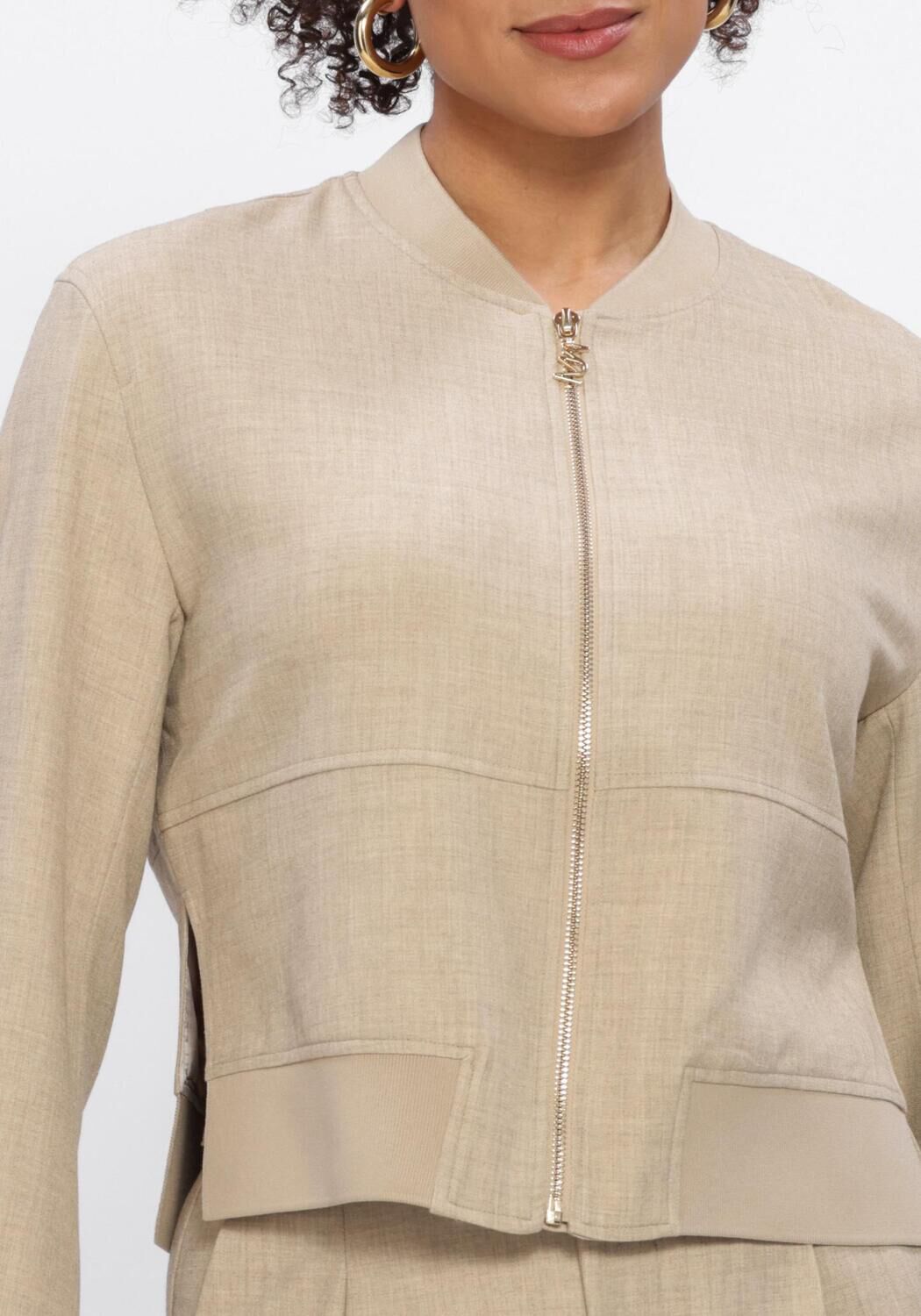 Beige MOS MOSH Blouses MMCATE FLAIR JACKET - large