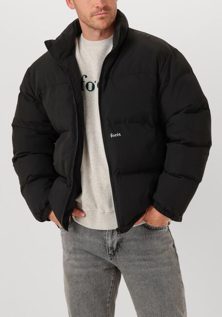 Zwarte FORÉT Gewatteerde jas POLAR PUFFER JACKET - large