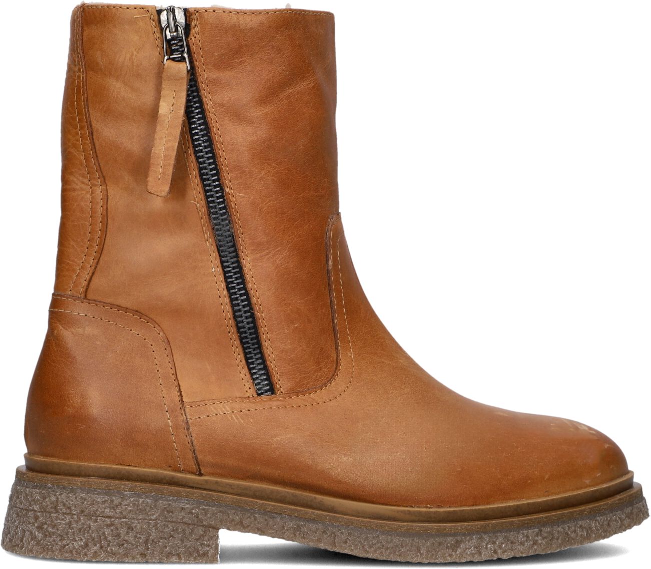 Ayana Enkelboots Dames 09-242, Maat: 39, Materiaal: Leer, Kleur: Cognac