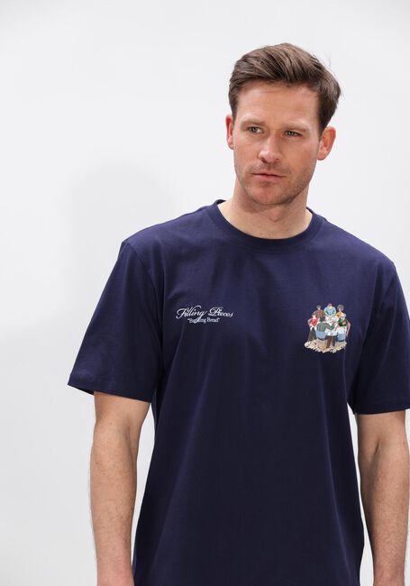 Donkerblauwe FILLING PIECES T-shirt T-SHIRT SUPPER - large